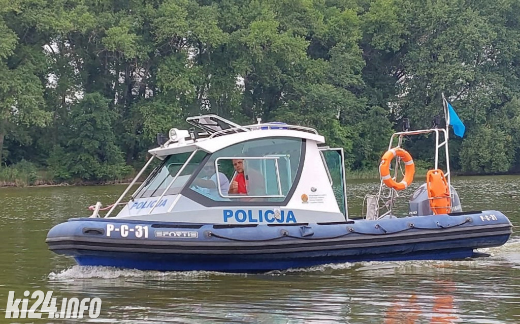 Służby patrolowały Gopło