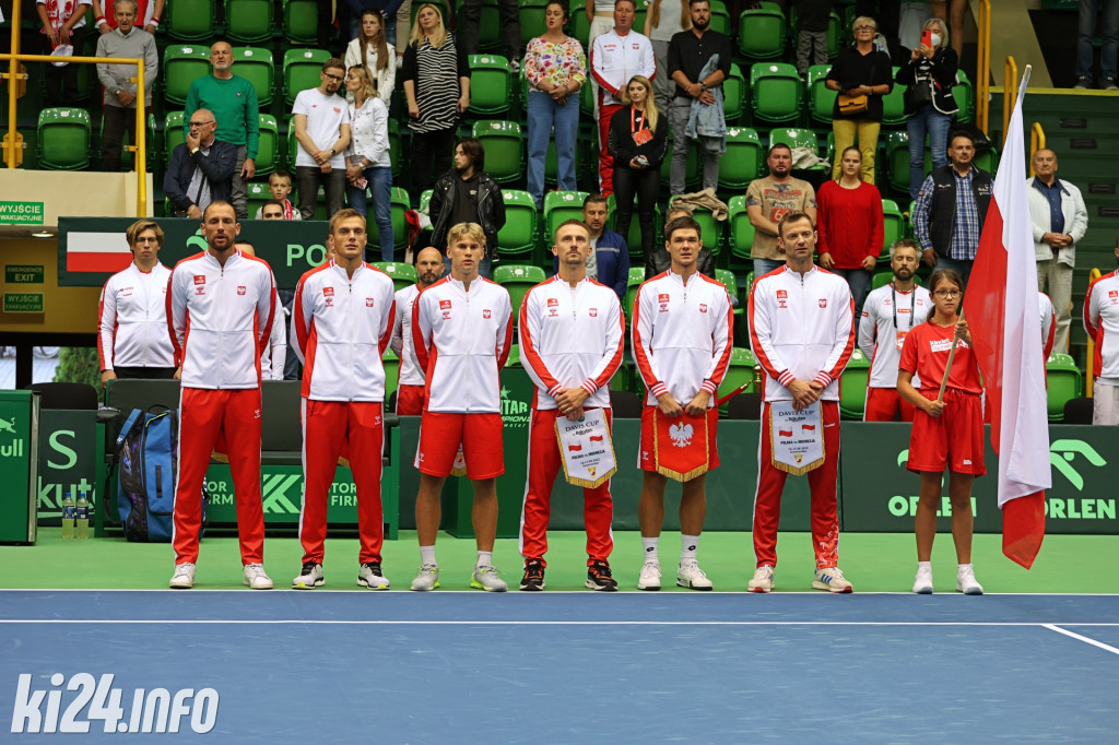 Mecz tenisowy Polska - Indonezja
