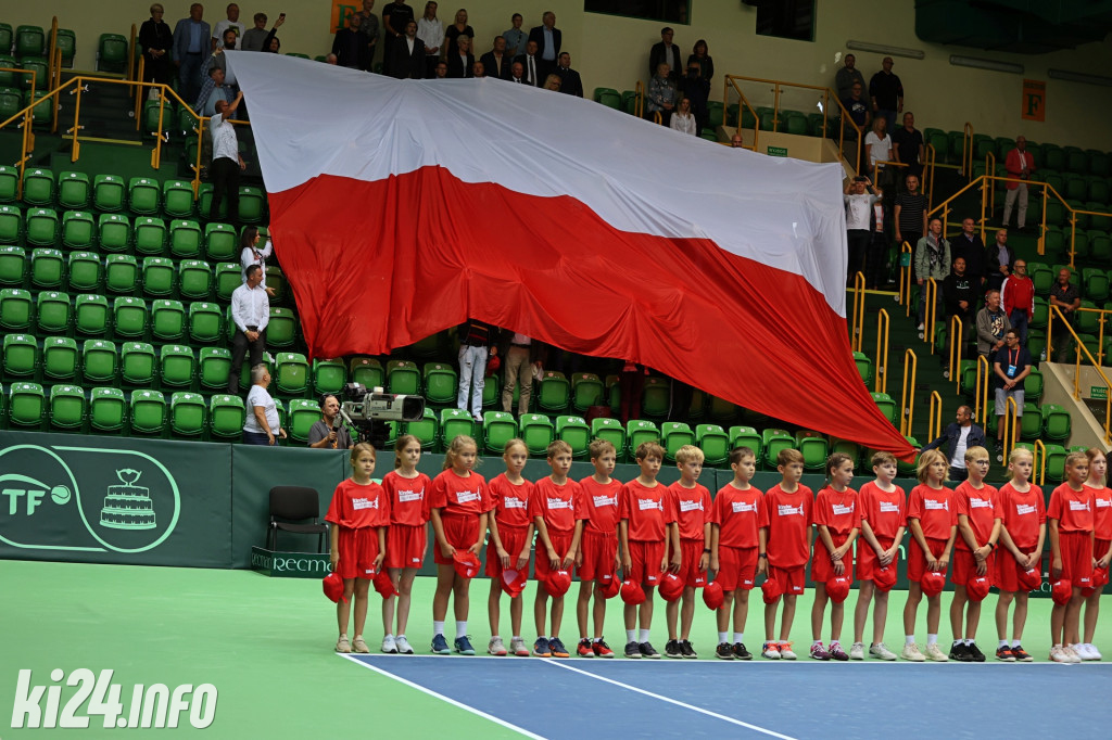Mecz tenisowy Polska - Indonezja