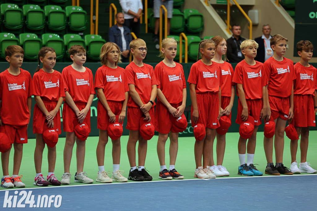 Mecz tenisowy Polska - Indonezja