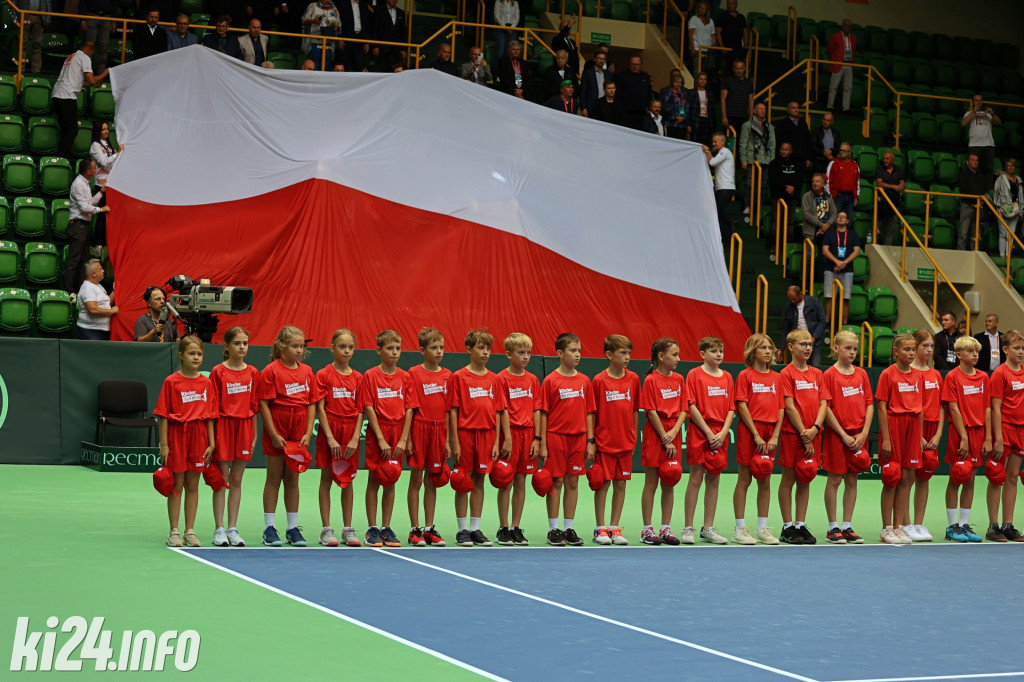 Mecz tenisowy Polska - Indonezja