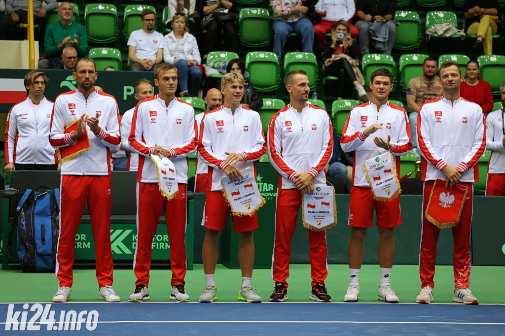 Mecz tenisowy Polska - Indonezja