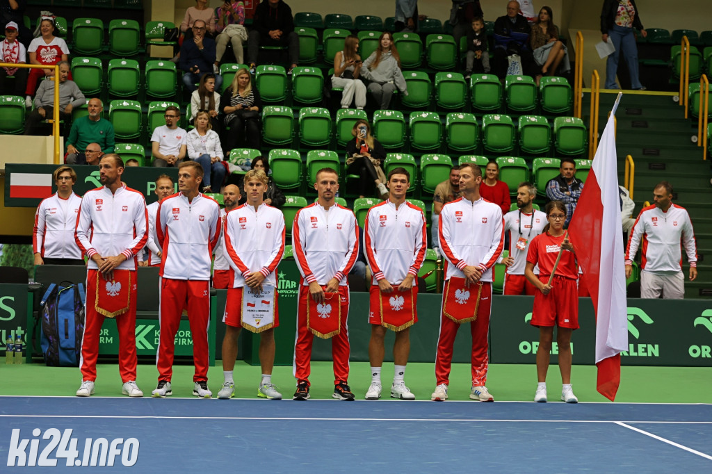Mecz tenisowy Polska - Indonezja