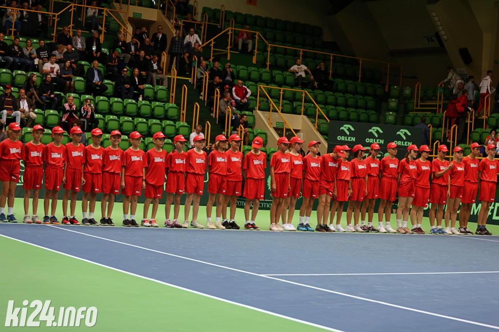 Mecz tenisowy Polska - Indonezja