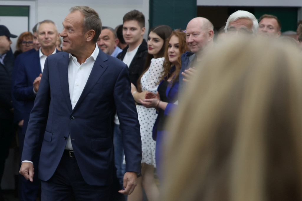 Donald Tusk w Inowrocławiu. Zobaczcie zdjęcia ze spotkania