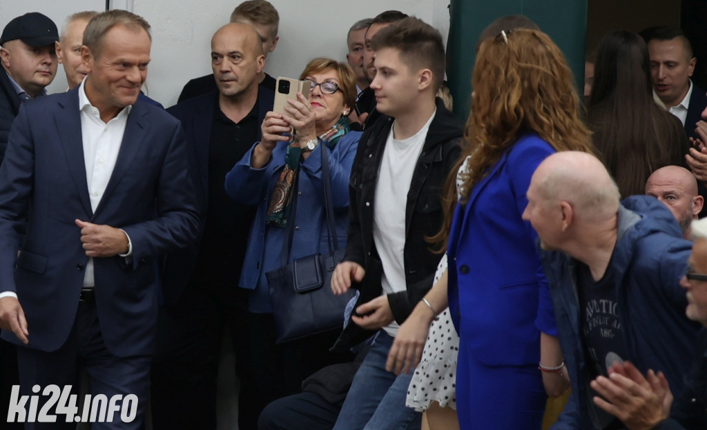 Donald Tusk w Inowrocławiu. Zobaczcie zdjęcia ze spotkania