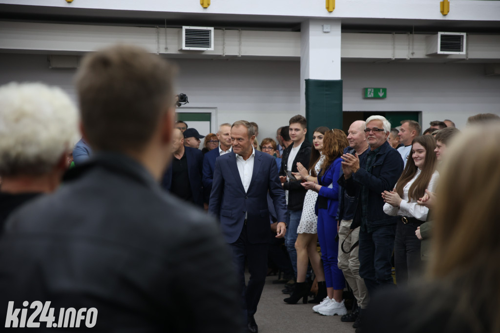 Donald Tusk w Inowrocławiu. Zobaczcie zdjęcia ze spotkania
