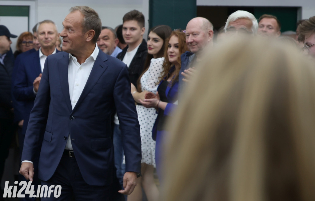 Donald Tusk w Inowrocławiu. Zobaczcie zdjęcia ze spotkania