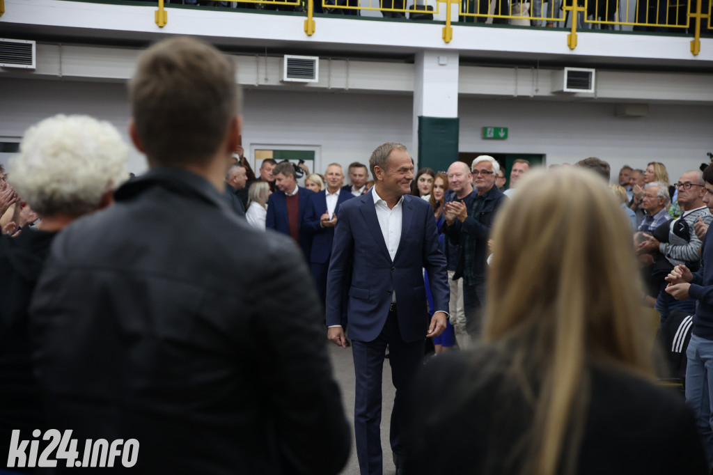 Donald Tusk w Inowrocławiu. Zobaczcie zdjęcia ze spotkania