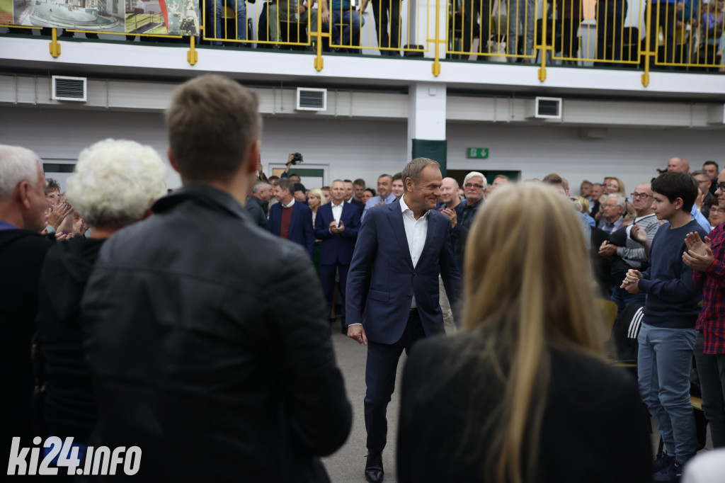 Donald Tusk w Inowrocławiu. Zobaczcie zdjęcia ze spotkania