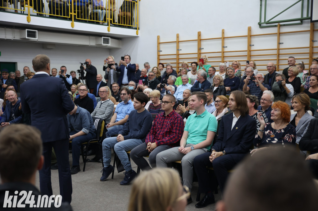 Donald Tusk w Inowrocławiu. Zobaczcie zdjęcia ze spotkania