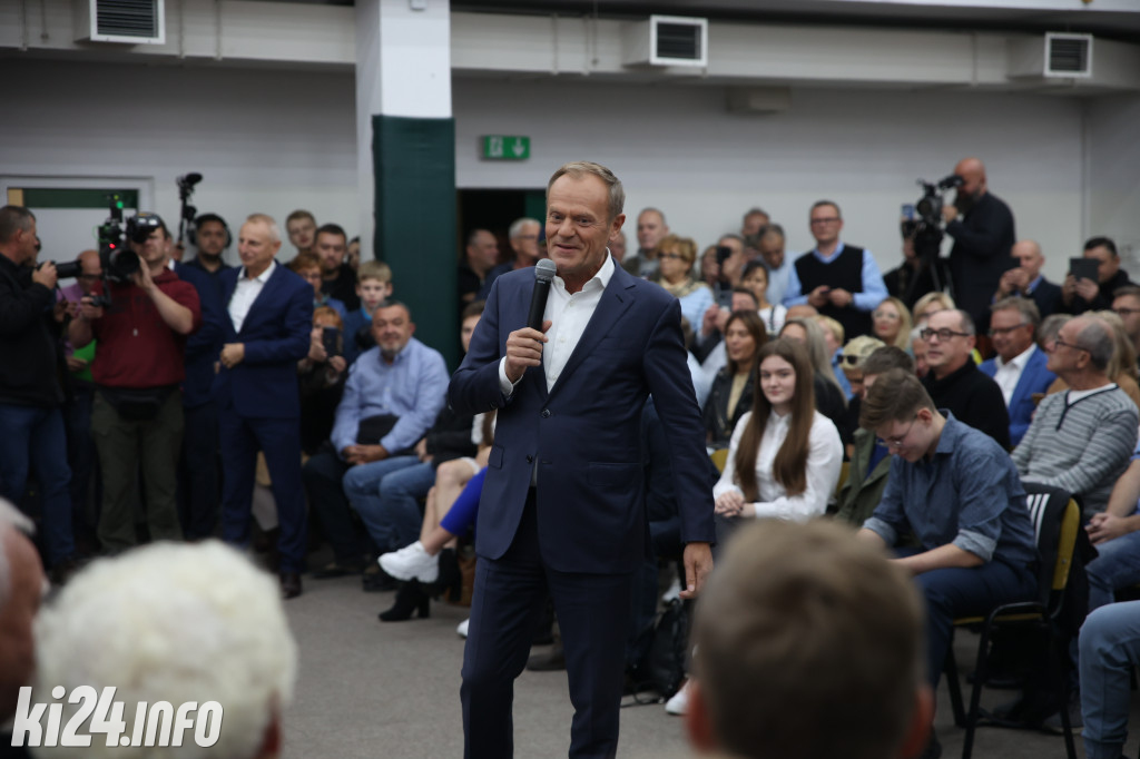 Donald Tusk w Inowrocławiu. Zobaczcie zdjęcia ze spotkania