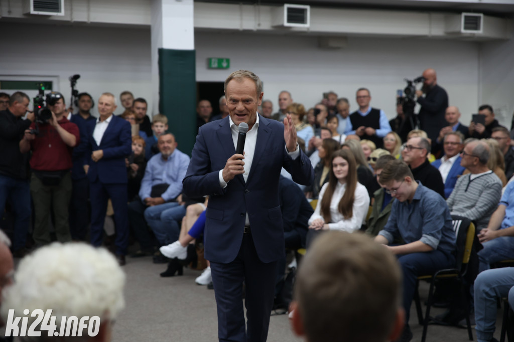 Donald Tusk w Inowrocławiu. Zobaczcie zdjęcia ze spotkania