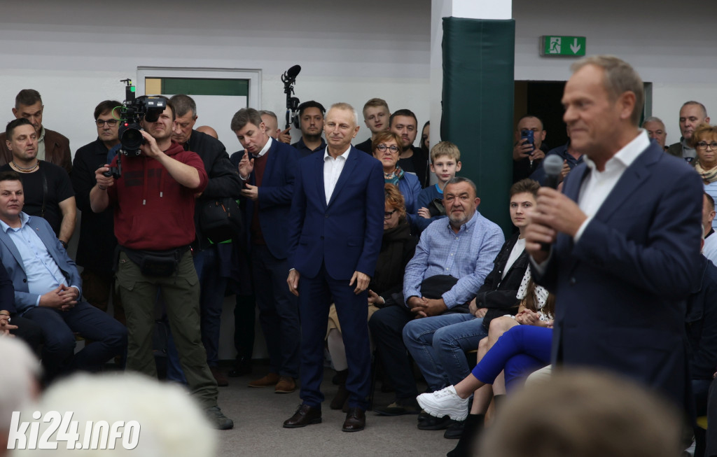 Donald Tusk w Inowrocławiu. Zobaczcie zdjęcia ze spotkania