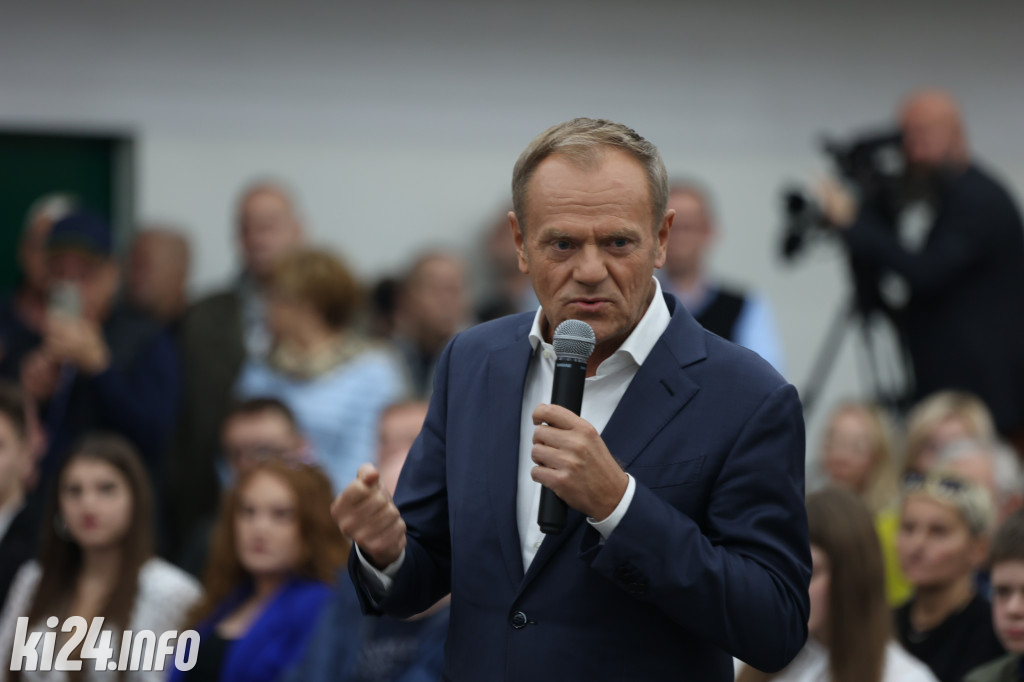 Donald Tusk w Inowrocławiu. Zobaczcie zdjęcia ze spotkania