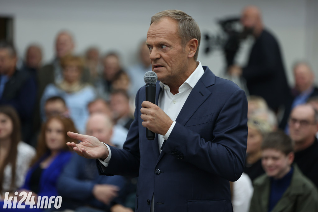 Donald Tusk w Inowrocławiu. Zobaczcie zdjęcia ze spotkania