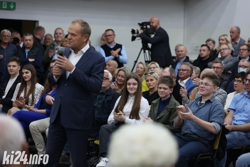 Donald Tusk w Inowrocławiu. Zobaczcie zdjęcia ze spotkania