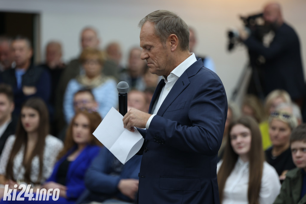 Donald Tusk w Inowrocławiu. Zobaczcie zdjęcia ze spotkania