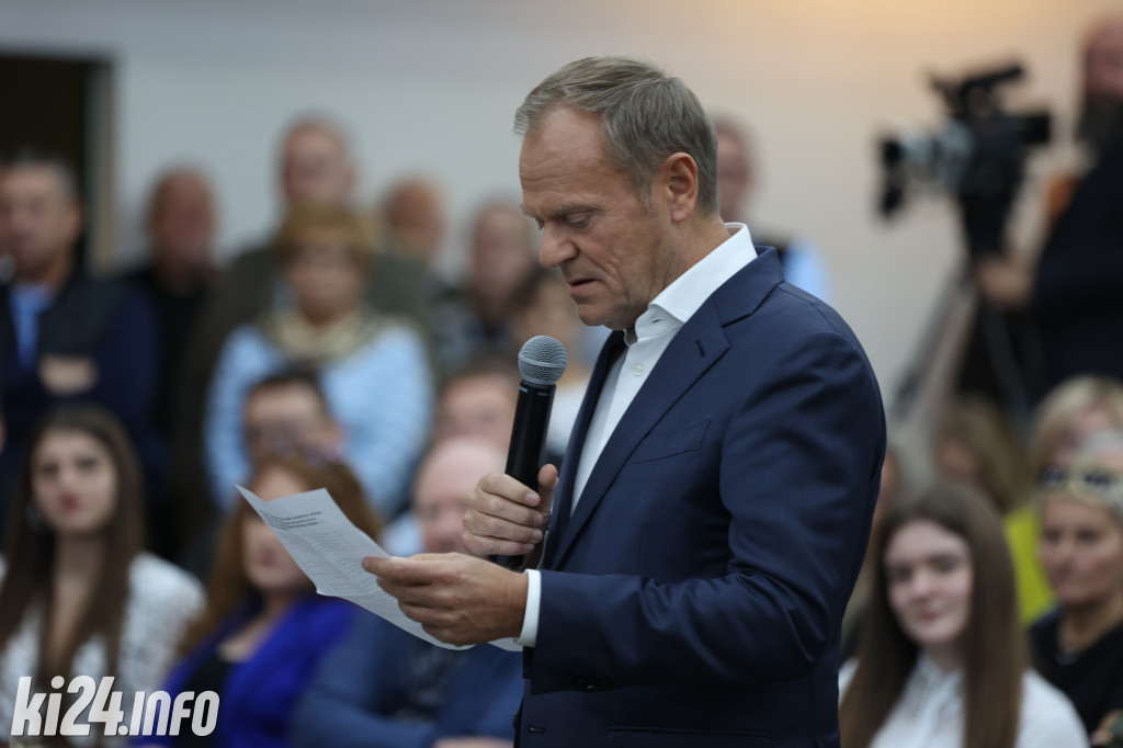 Donald Tusk w Inowrocławiu. Zobaczcie zdjęcia ze spotkania