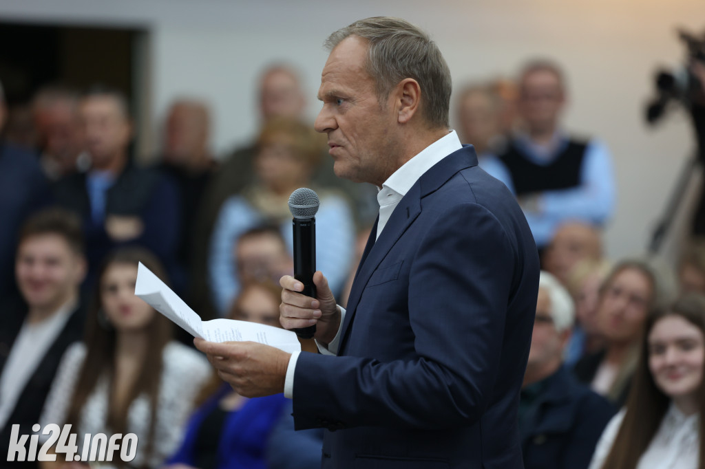 Donald Tusk w Inowrocławiu. Zobaczcie zdjęcia ze spotkania