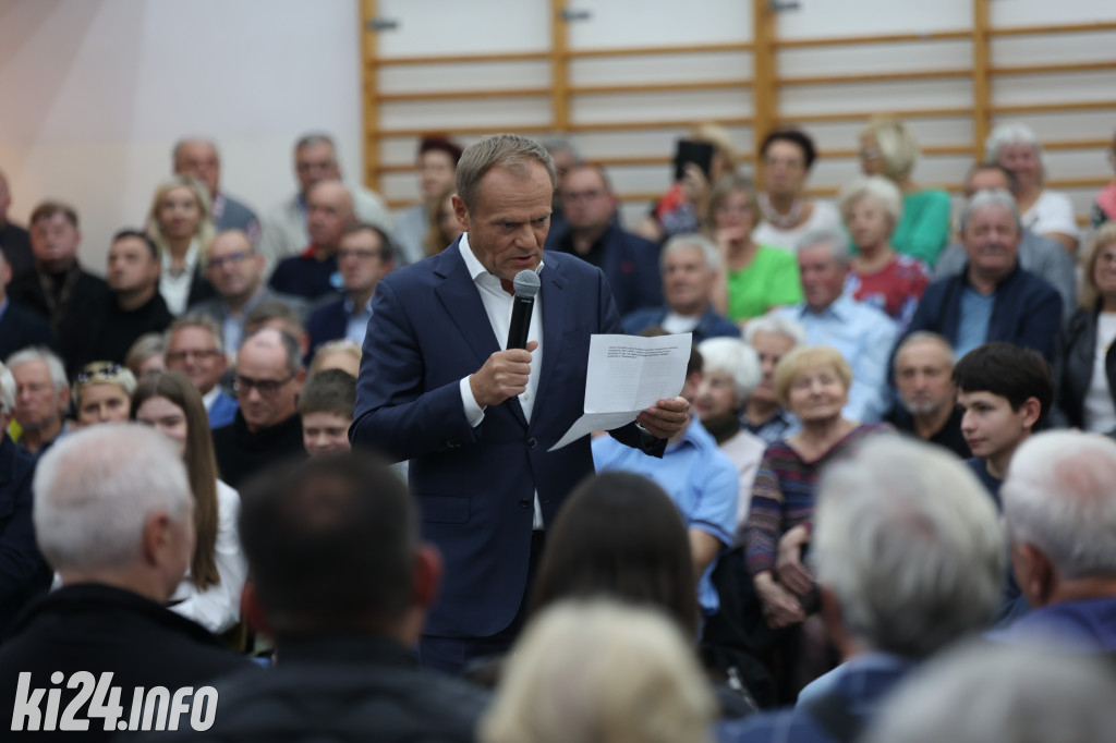 Donald Tusk w Inowrocławiu. Zobaczcie zdjęcia ze spotkania