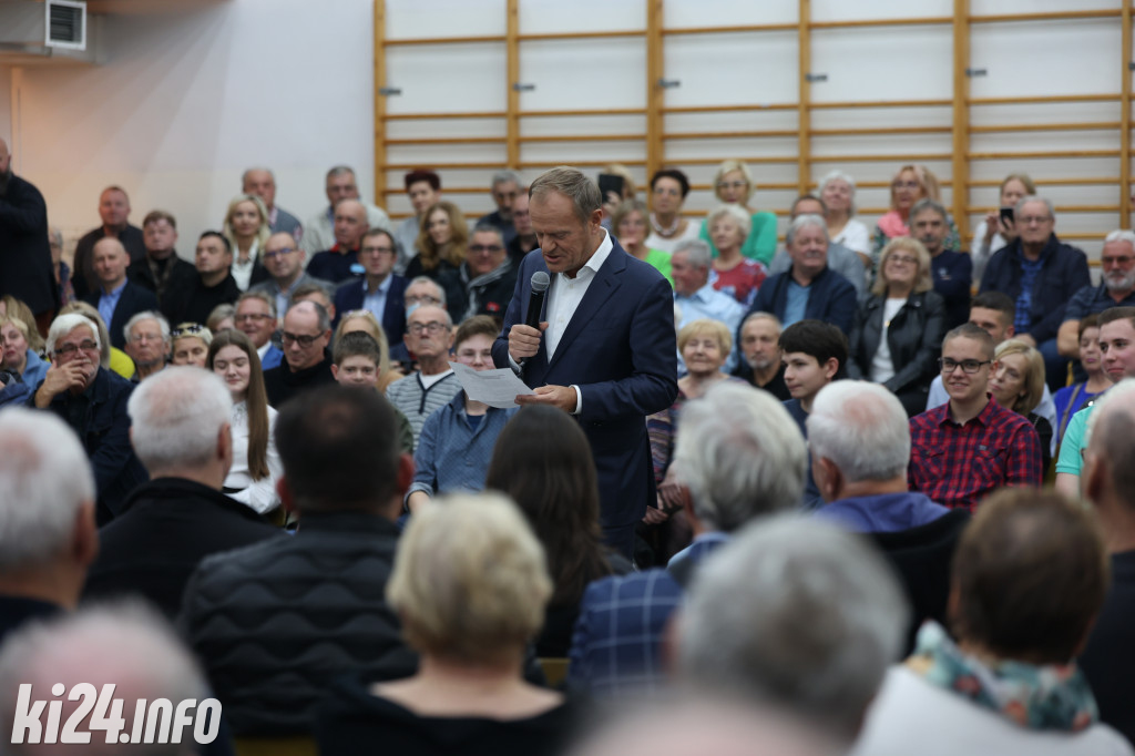 Donald Tusk w Inowrocławiu. Zobaczcie zdjęcia ze spotkania