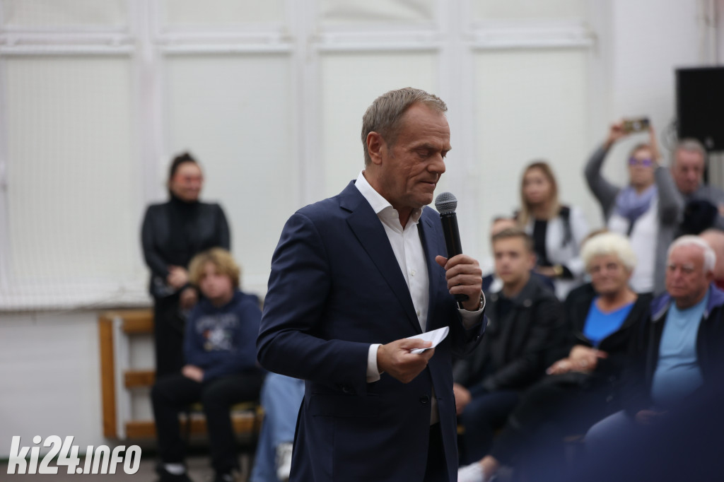 Donald Tusk w Inowrocławiu. Zobaczcie zdjęcia ze spotkania