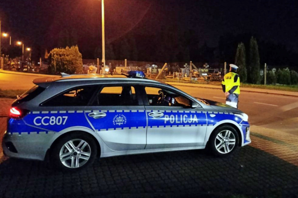 Policja przy cmentarzach