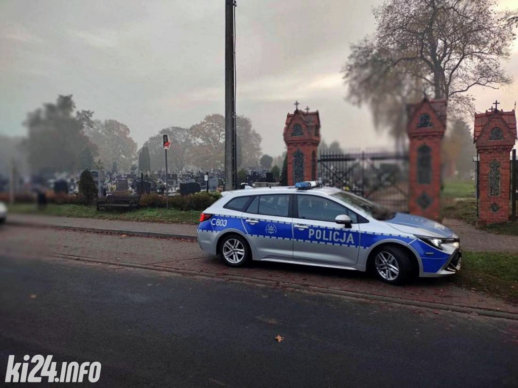 Policja przy cmentarzach