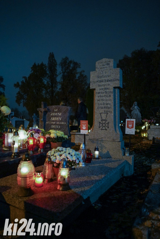 Inowrocławskie cmentarze wieczorem