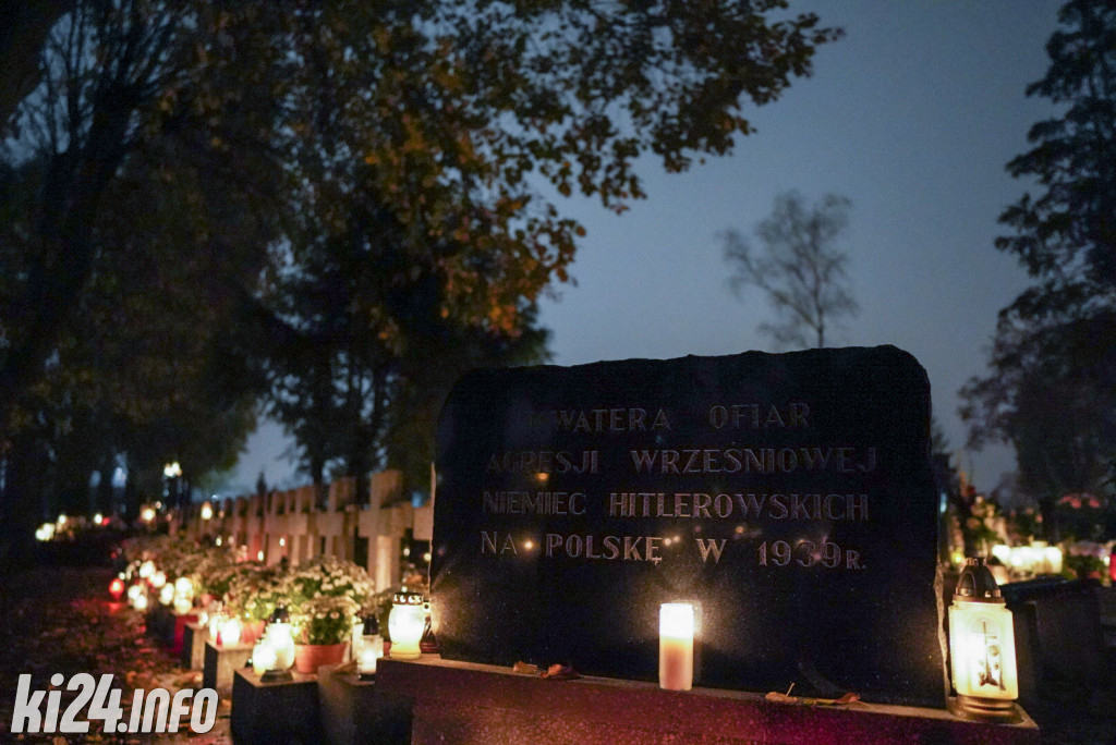 Inowrocławskie cmentarze wieczorem