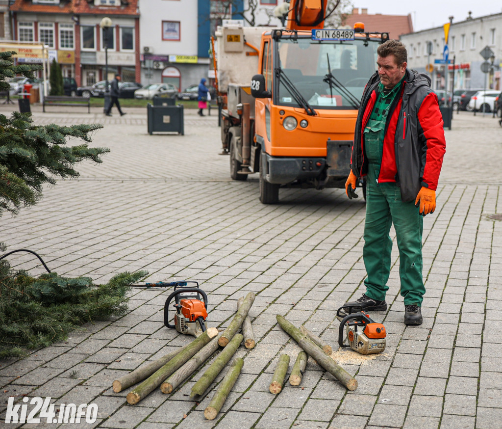 Choinka na inowrocławskim Rynku