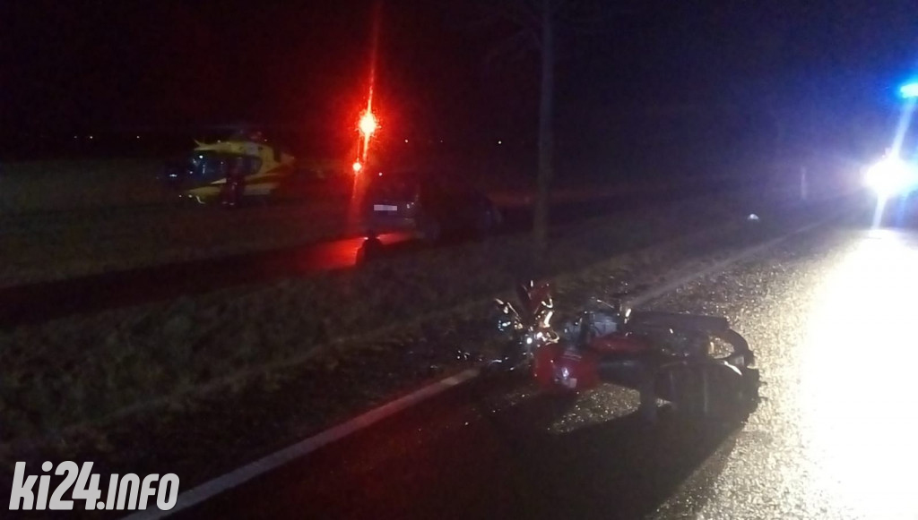 Poważny wypadek koło Kruszwicy