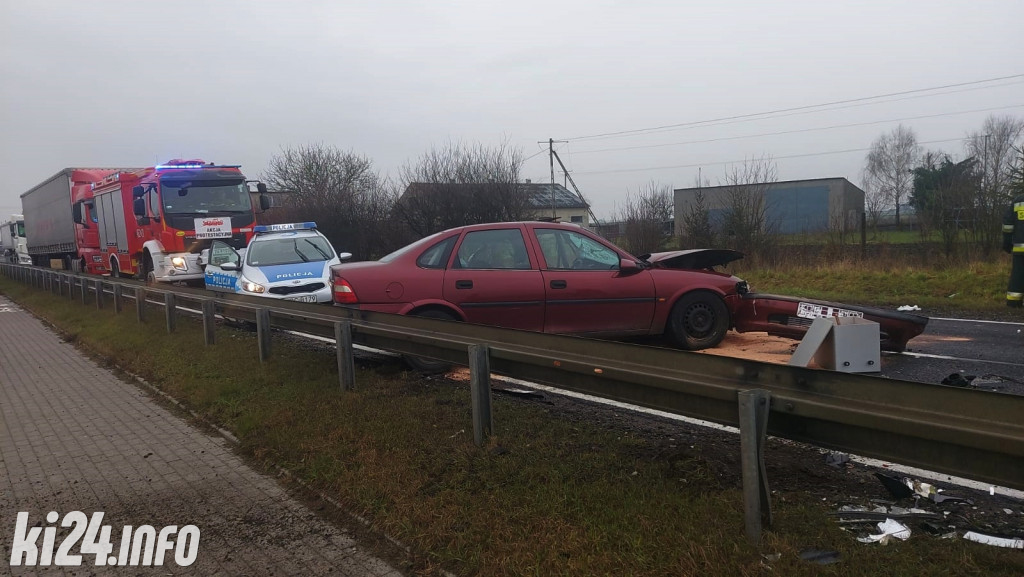 Groźny wypadek pod Inowrocławiem. DK15 zablokowana