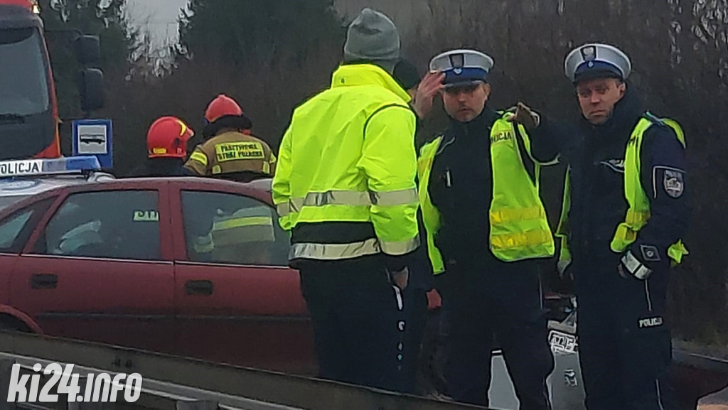 Groźny wypadek pod Inowrocławiem. DK15 zablokowana