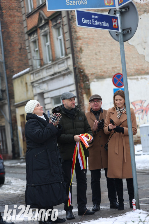 Odsłonięcie tablicy Gusa Edwardsa