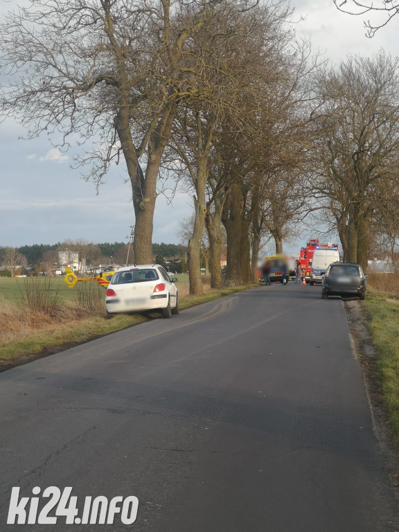 Wypadek w Marcinkowie