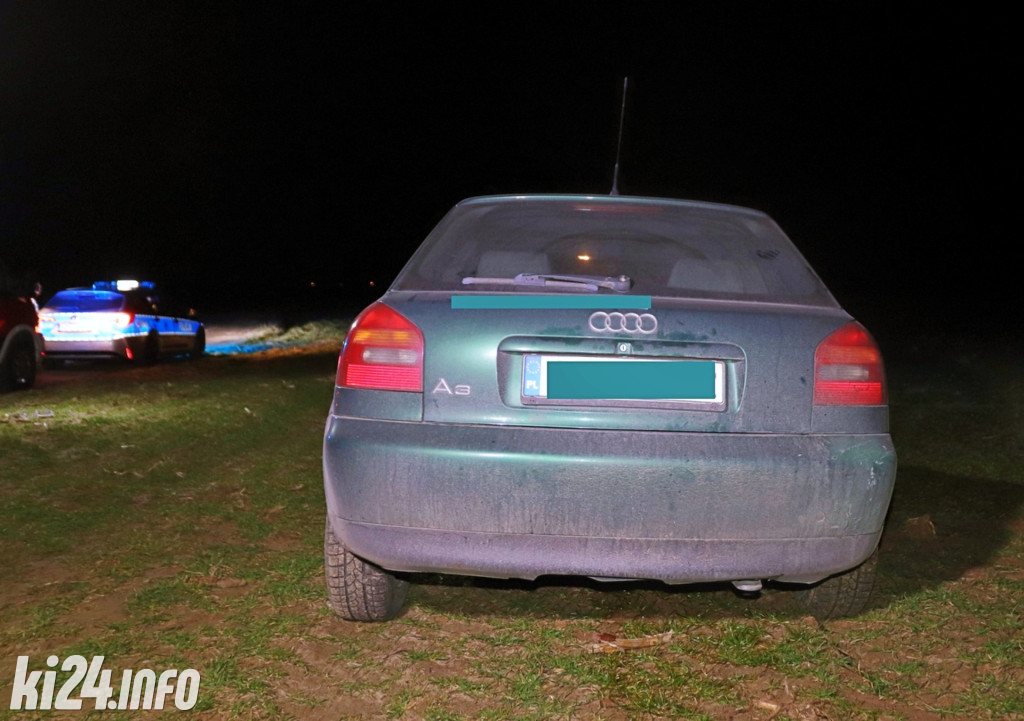 Pijany uciekał audi przed policją
