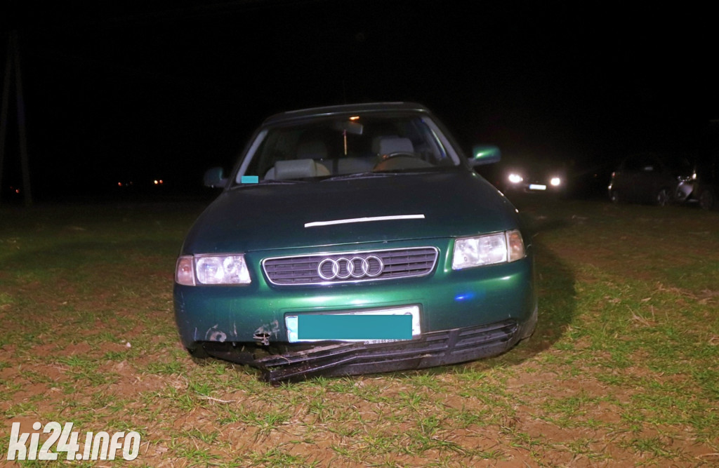 Pijany uciekał audi przed policją