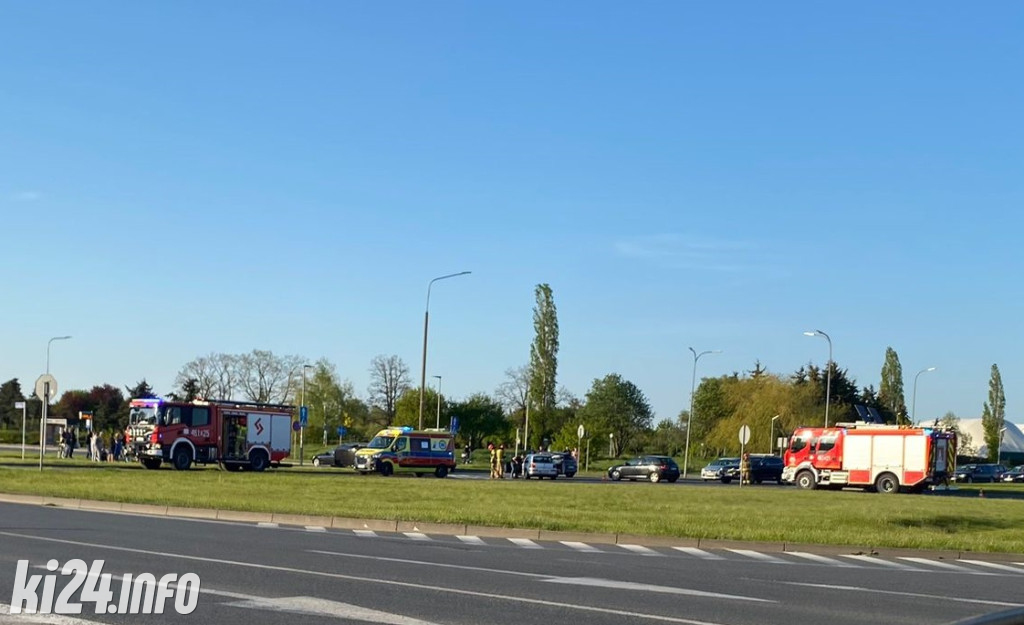 Na Rąbinie zderzyły się dwa auta