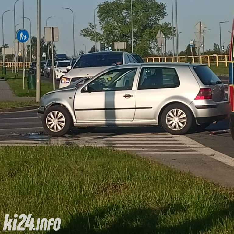 Na Rąbinie zderzyły się dwa auta