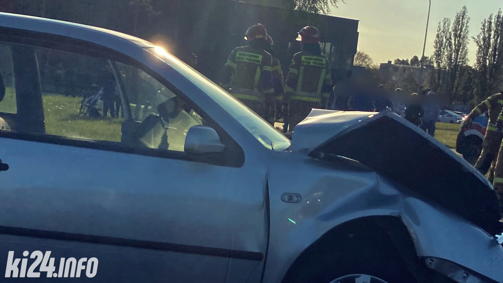 Na Rąbinie zderzyły się dwa auta