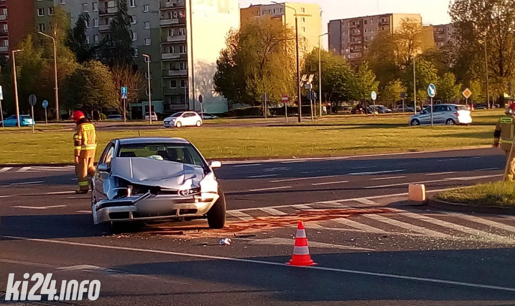 Na Rąbinie zderzyły się dwa auta
