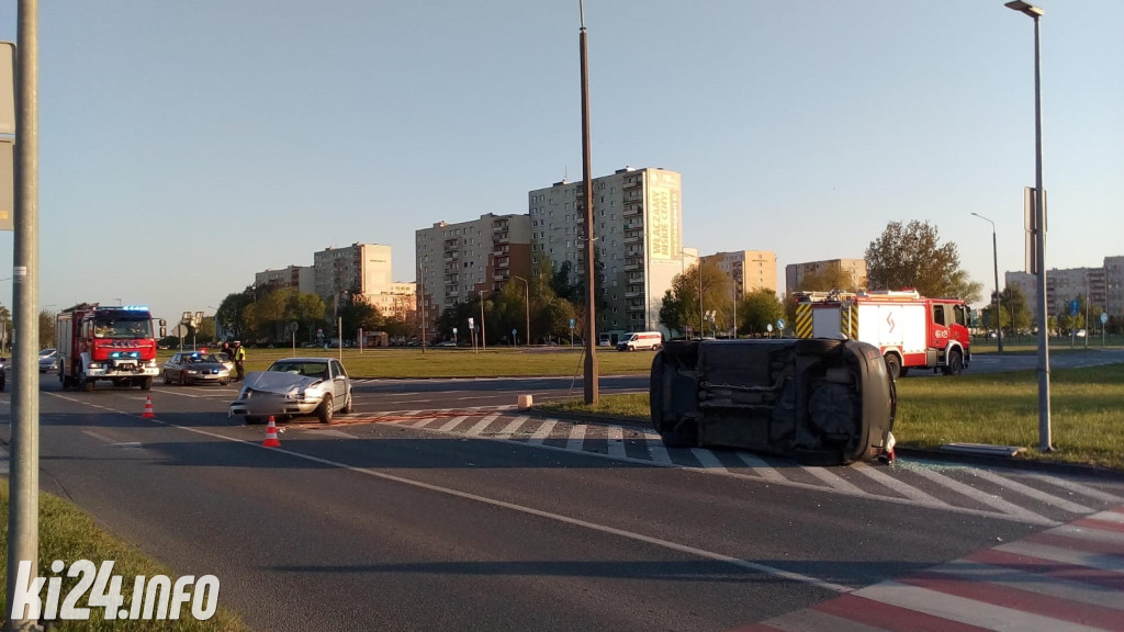 Na Rąbinie zderzyły się dwa auta