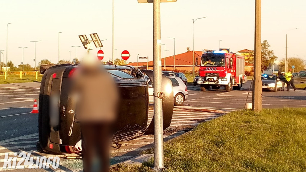 Na Rąbinie zderzyły się dwa auta