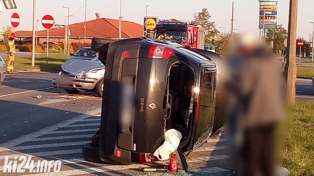 Na Rąbinie zderzyły się dwa auta