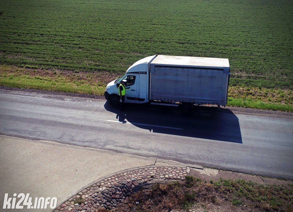Drogówka z dronem