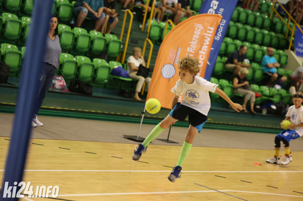 Trening z mistrzami sportu w hali