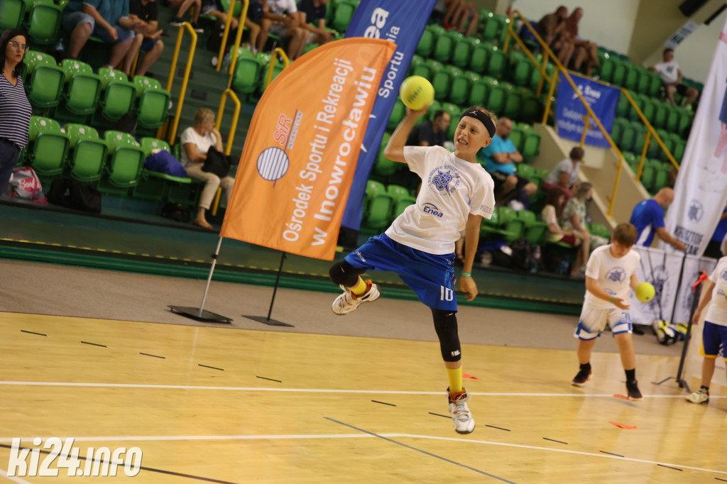 Trening z mistrzami sportu w hali