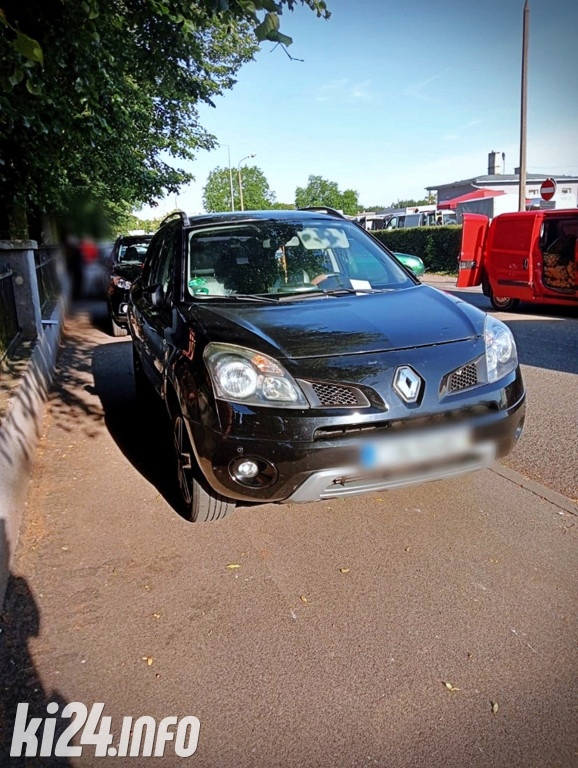 Nieprawidłowe parkowanie